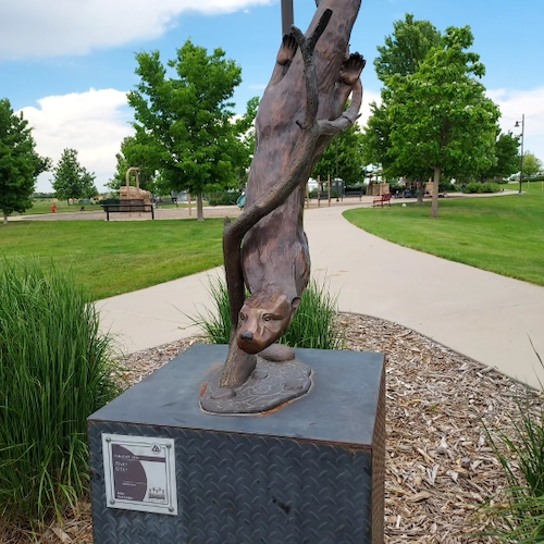 FL158 River Otter 48x20x12 $16500 at Hunter Wolff Gallery